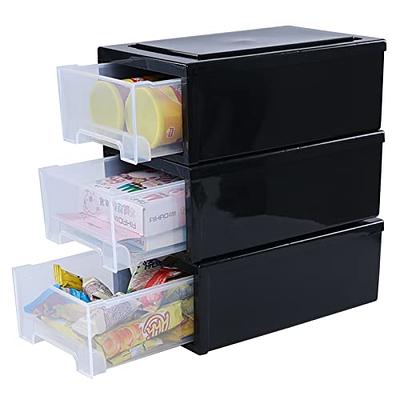 Life Story 3-Drawer White Stackable Shelf Organizer Plastic Storage Drawers  DRW3-A4-WTCL - The Home Depot