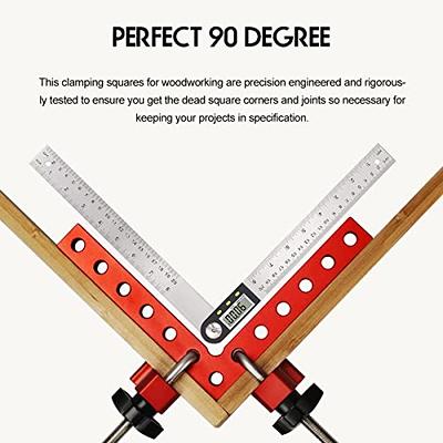  Pocket Hole Clamp, Quick Release 11 Inch Right Angle Clamp  Set, 90 Degree Corner Clamps For Woodworking And Pocket Hole Joinery,  2-Piece