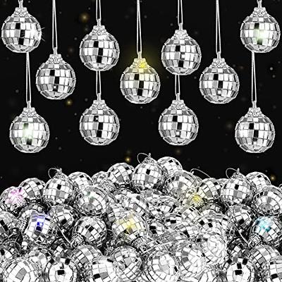 100 Pcs Mini Disco Ball Ornaments Bulk Christmas Tree Hanging Decorations  70s Reflective Mirror Ball for Disco Party Supplies Wedding Birthday Stage  Props(1.2 Inch) - Yahoo Shopping