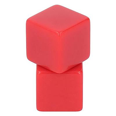 6pcs Blank Dice Cubes Diy Unfinished Dice Blocks Teaching Party Puzzle 6  Sided Dice Plastic Cubes 30mm