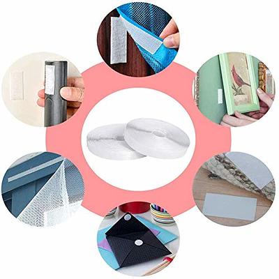 27Ft x 1 Inch Self Adhesive Strips, Heavy Duty Strong Back Sticky Fastening  Tape,Nylon Fabric Fastener Mounting Tapes for Sewing, Crafting,DIY- Indoor  or Outdoor Use (White) - Yahoo Shopping