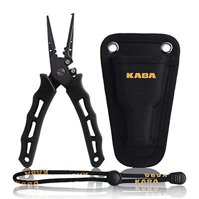 Kaba 5inch Fishing Pliers Hook Removers Crimper Saltwater