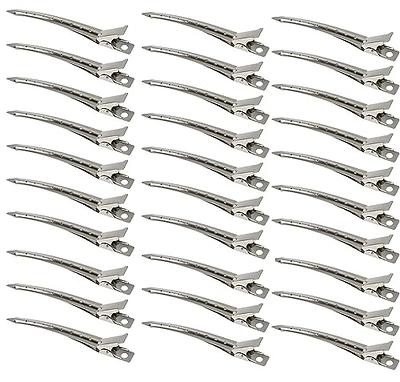 Alligato Hair Clips, 60 Pcs Alligator Metal Clips for Bows Flat