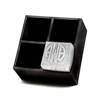 Custom 2in Monogram Ice Cube Mold for Whiskey Cocktails and Him