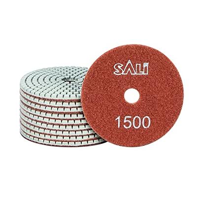 Diamond Polishing Pads 4 Inch 10 Packs 3/8-11 Backer Pad Granite Polishing  Kit Marble Polishing Kit Diamond Sanding Pads Granite Polishing Pads