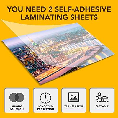  Sticker Laminating Sheets, Cuttable A4 Laminating