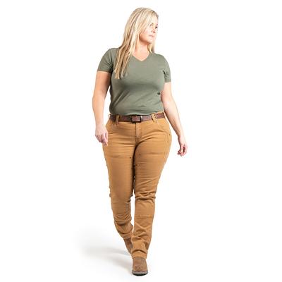 Dovetail Workwear Women's Saddle Brown Stretch Canvas Work Pants