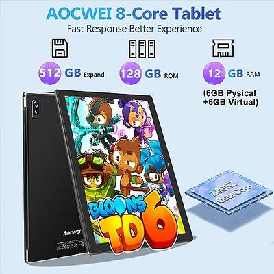 2024 Newest 10 Inch Tablet Android 13 Tablets with Keyboard, 12GB RAM 128GB  ROM 512GB Expand