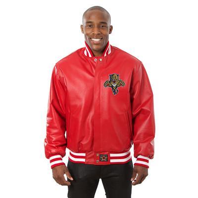 Men's JH Design Black/Red Philadelphia Phillies Wool Reversible Jacket