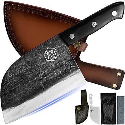 Mercer M21922 Genesis Forged Steak Knife 5-Inch (127mm) with Santoprene  Handle