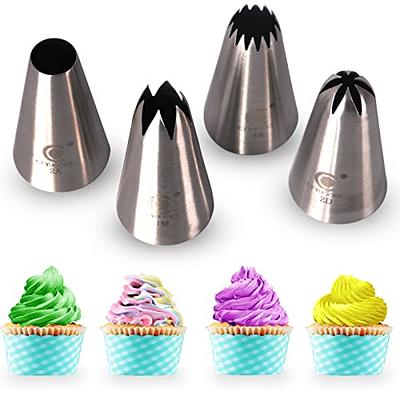 122Pieces Tipless Piping Bags - 100pcs Disposable Piping Pastry