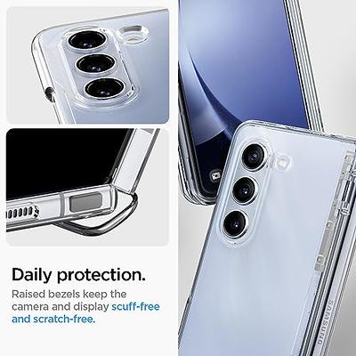 Qoosea for Samsung Galaxy Z Flip 5 Case with Ring Crystal Clear Thin  Lightweight Anti-Yellowing Scratchproof Full Protective Case for Samsung  Galaxy Z