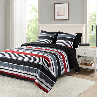 Mainstays stripe bed in shop a bag bedding