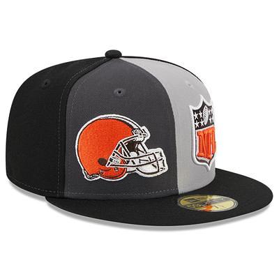 Men's New Era Brown/Orange Cleveland Browns Dawg Two-Tone 9FIFTY Snapback  Hat