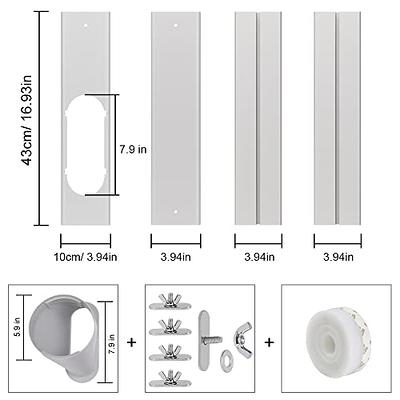  HTBHHDZ Portable Air Conditioner Window Vent Kit 5.9 Inches/15  cm Diameter Exhaust Hose for AC Window Vent Kit,Adjustable Length Window  Seal Panel for Sliding Horizontal Or Vertical Window : Home 