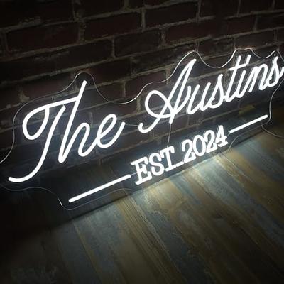 Custom Neon Signs for Wall Decor, Personalized Neon Sign Customizable LED  Sign for Bedroom Wedding Birthday Party Bar Business Salon Shop Store Logo Neon  Name Sign Light - Yahoo Shopping