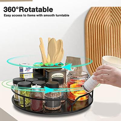 Turntable Organizer, Spice Spinner, Spice Rack Organizer, Rotating