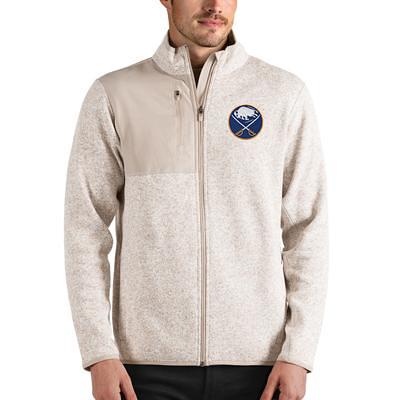 Buffalo Bills Antigua Course Full-Zip Jacket - Heathered Navy