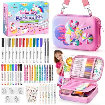 Fruit Scented Markers Set with Unicorn Pencil Case, Color Pencils,  Twistable Crayons, Perfect Unicorn Art Supplies for Girls Ages 4-6-8-12,  Christmas Gift - Yahoo Shopping