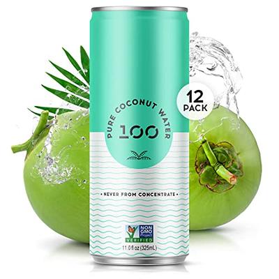 Harmless Harvest Organic Coconut Water Drink, Hydrate with Natural Electrolytes, No Sugar Added, Fair for Life Certified, Original Coconut Water 12 fl