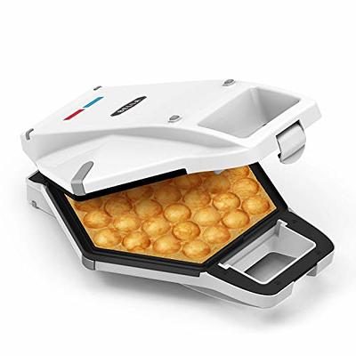 UVFAST Mini Waffle Maker, Small Waffle Irons Non-stick, Breakfast