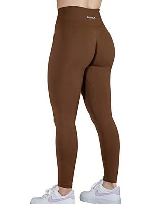 AUROLA Dream Collection Workout Leggings for Women High Waist Seamless  Scrunch Athletic Running Gym Fitness Active Pants Cappuccino S - Yahoo  Shopping