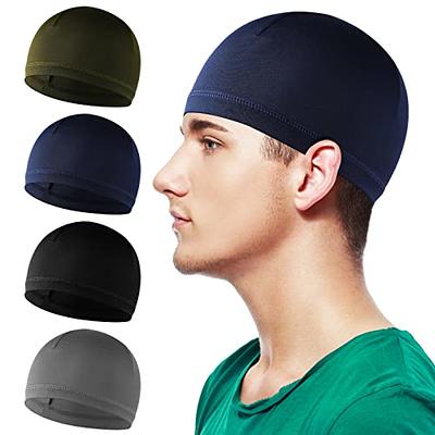 Breathable Durag Du-rag Headwear Head Wrap Beanie Skull Cap