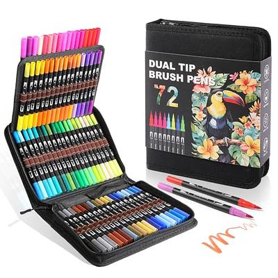 Hethrone Dual Brush Pens Art Pens & Markers Felt Tip Pens (100