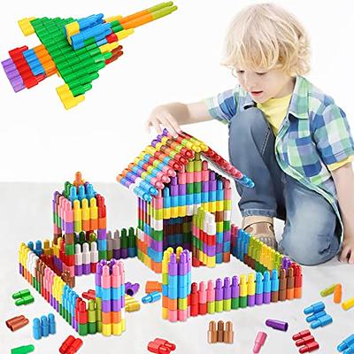 Toys for Kids 8 9 10 11 12+ Year Old, 256 PCS Metal Building Construction  Model kit, Engineering Building Blocks DIY Educational Gifts