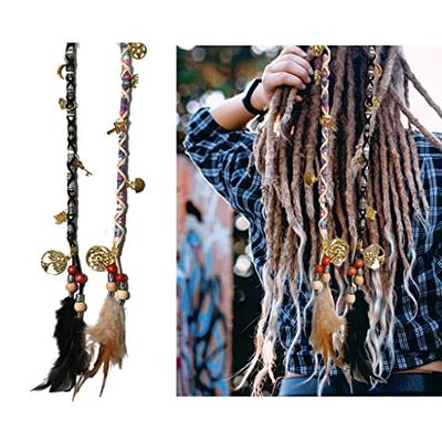 Hair Jewelry Dreadlock Accessories Natural Stone Hair Charms - Temu