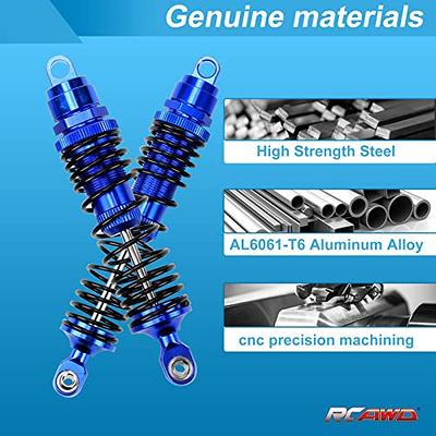 4 Pieces Rc Shock Absorber, Aluminum Alloy Front Rear Shock