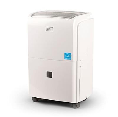 BLACK+DECKER 1500 Sq. Ft. Dehumidifier for Medium to Large Spaces and  Basements, Energy Star Certified, Portable, BDT20WTB , White - Yahoo  Shopping