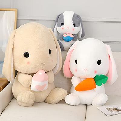 Stuffed Animal Stuffed Easter Bunny Cute Plush Toy Bunny Kawaii Plushie  Peanut the Tan and White Spotted Bunny Rabbit Toy in Three Sizes -   Canada