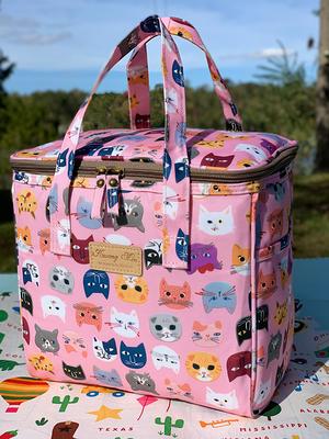 Cute Lunch Bag for Women Cartoon Anime Lunch Box Portable Insulated Lunch Tote Bag Thermal Cooler Bag for Girls Boys Work School Outdoor