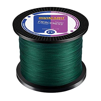  Ashconfish Colorfast Braided Fishing Line- 4 Strands Braided  Lines Fadeless -Abrasion Resistant - Zero Stretch-Smaller Diameter