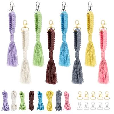 Adorable Macrame Keychain: Step-by-Step Instructions for Colorful