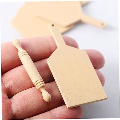 5pcs wood chopping board small chopping board Doll House pretend play