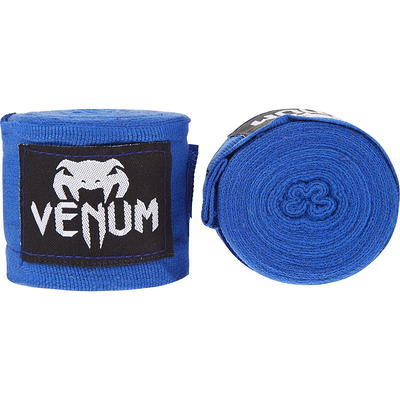 Venum Unisex Kontact Elastic Cotton Boxing Exercise Wrap - 180 inch - Black  and White 