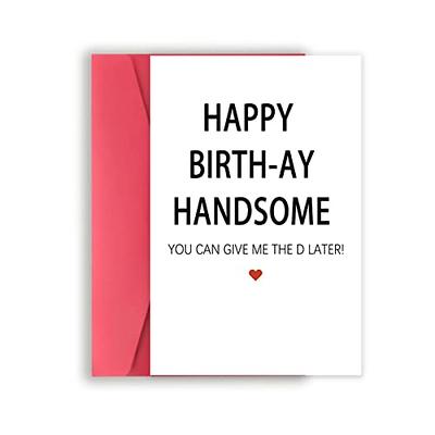 Cheerin Birthday Card for Him | Funny Birthday Card for Boyfriend | Fun Gift Happy Birthday Card for Boyfriend, Husband, Fiance | Funny Card from