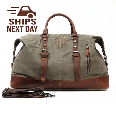 Waxed Canvas Deluxe Laundry Duffel - Olive - FREE SHIP-Groomsmen  Gift/Father's Day Gift/Grad Gift/Gift for Him/Group Discount