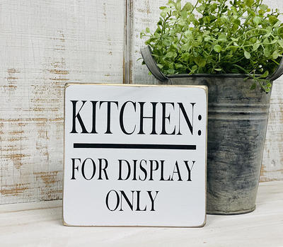 kitchen signs  Funny kitchen signs, Wooden kitchen signs, Kitchen