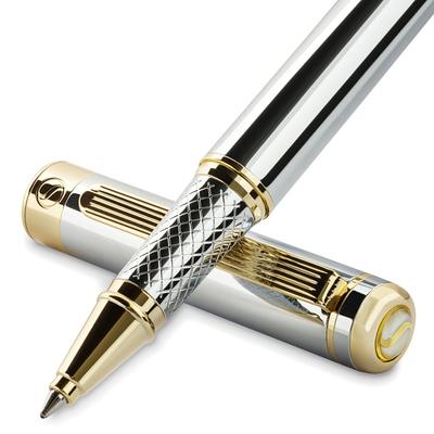 Scriveiner Classic Fountain Pen Medium Point 0.7 mm Silver