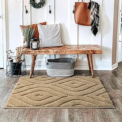 DEXDE Boho Bathroom Rug Runner 24X60 Long Bath Mat for Bathroom Bedroom  Hallway