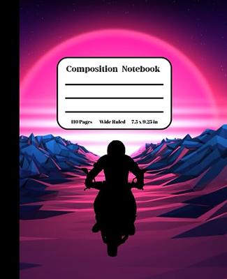 Composition Notebook: Cute wide ruled Composition Notebook for