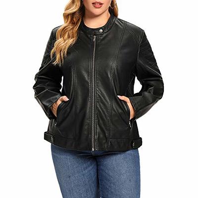 Maurices Women's Perfect Faux Leather Moto Jacket