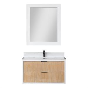 Dorel Living Monteray Beach 24 inch Bathroom Vanity, Gray