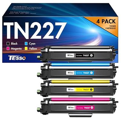 Mooho Compatible Toner Cartridge Replacement for Brother TN227 TN-227  TN227BK TN223 TN223BK/C/M/Y for MFC-L3770CDW HL-L3270CDW HL-L3290CDW MFC-L3710CW  Toner Printer (TN-227BK/C/M/Y High Yield 4 Pack) : : Office  Products