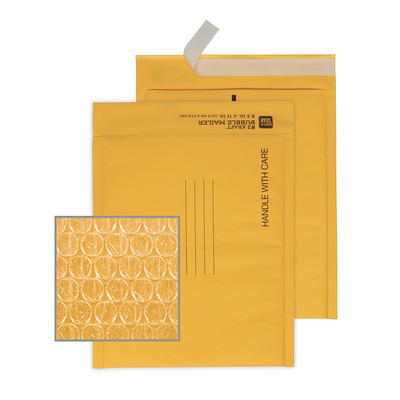 Pen+Gear White Poly Bubble Mailers, Kraft, 8.5 x 11 Size (#2 Size), Peel  and Seal Closure, 30 Pack