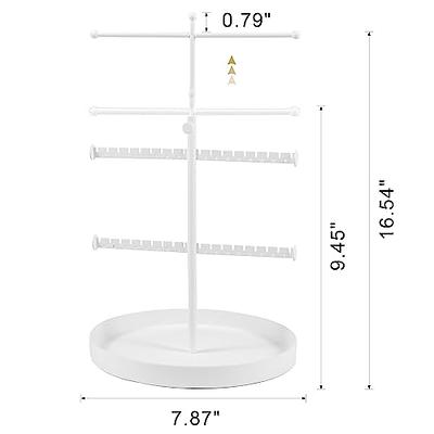 LadyRosian 2 Tier Wooden Display Jewelry Accessory Stand Jewelry