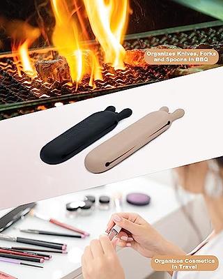 Hitseon Silicone Utensil Case, Magnetic Anti-fall Out Dustproof